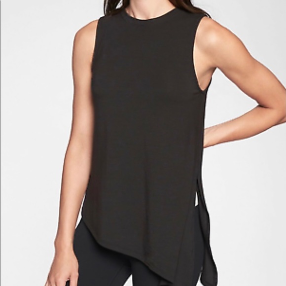 Athleta Tops - Athleta Cloudlight Asymmetrical Side Tie Tank